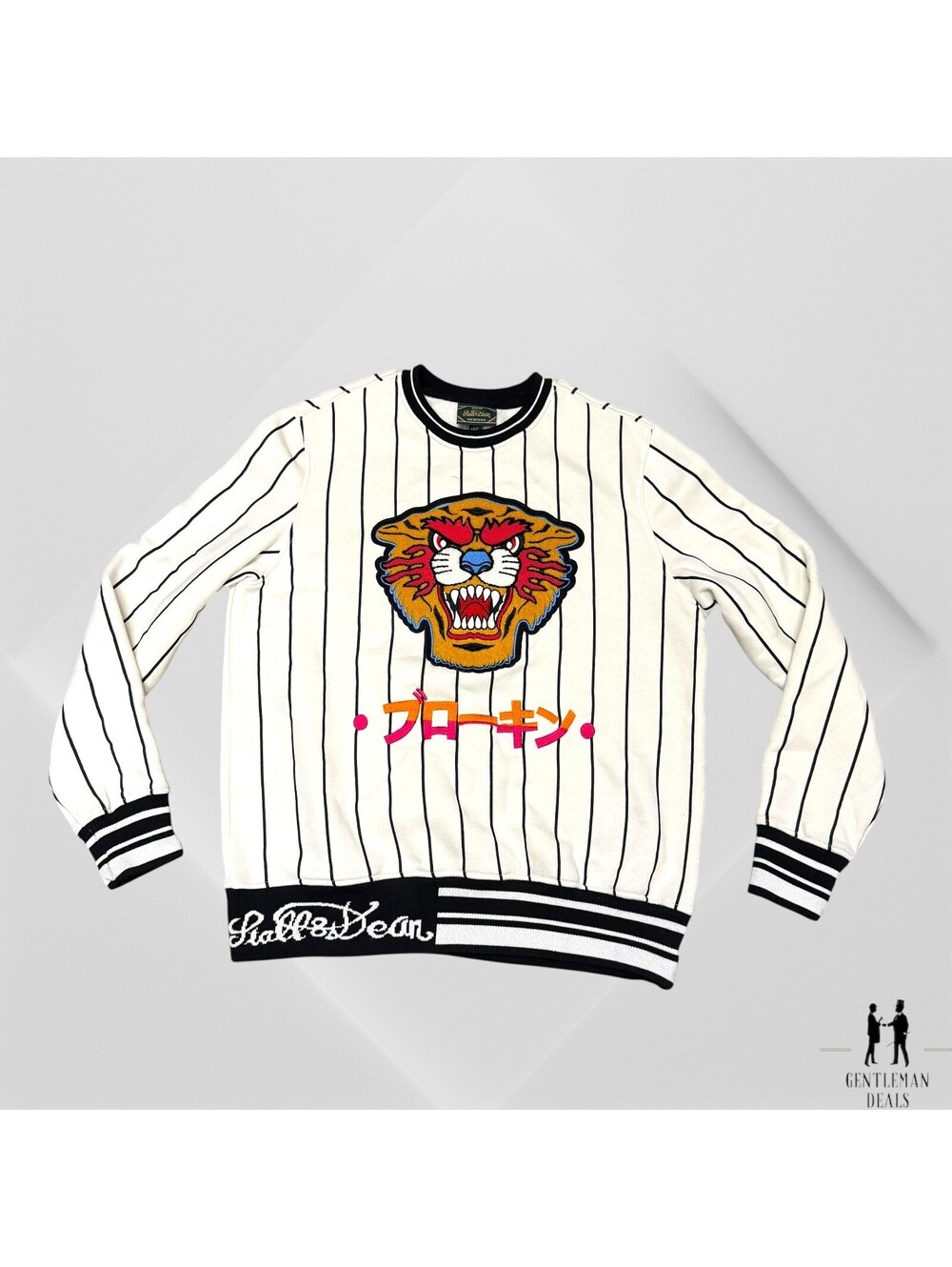 Stall Dean Sweatshirt Mens L Osaka Tigers Athletic Club Embroider White Stripes